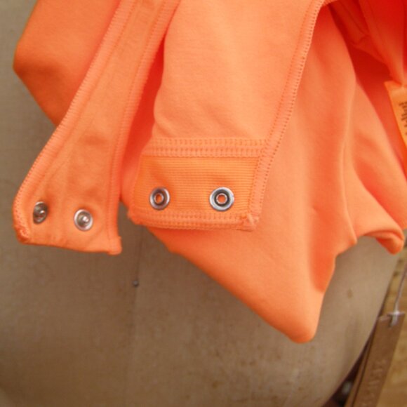 NWT size L SKIMS Essential T-Shirt Bodysuit Orange Highlighter - Picture 8 of 13